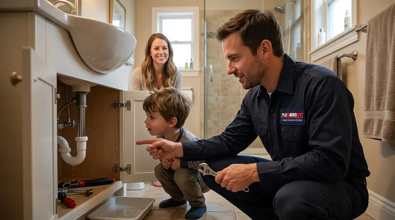 Licensed plumber at work in Dekalb, IL